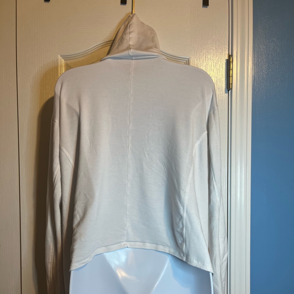 Athleta Nirvana Pranayama Hooded Wrap Cardigan‎ - White - Size Small - Picture 5 of 5